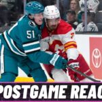 Flames @ Sharks Postgame Reaction | FN After Burner - Game 57