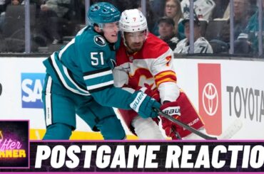 Flames @ Sharks Postgame Reaction | FN After Burner - Game 57