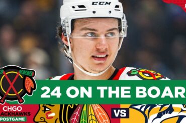 BLACKHAWKS POSTGAME: Connor Bedard Sets CAREER HIGH in Chicago Loss vs Nashville | CHGO Blackhawks