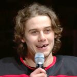 Jack Hughes Addresses Devils Crowd After Winning Olympic Gold Medal