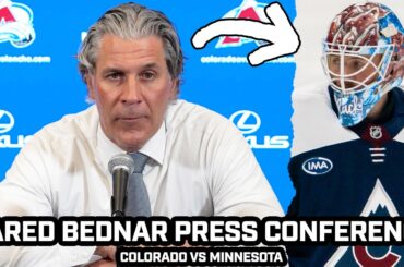 Jared Bednar on POSITIVES From 5-2 Loss vs Wild, Injury Updates, Praises Blackwood & More