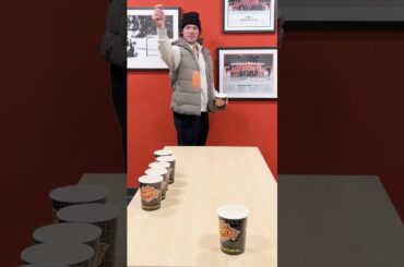 PART 1️⃣ Chickie's & Pete's Cup Challenge: Cup Pong #shorts