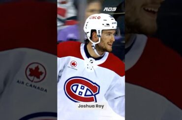 Joshua Roy a marqué son premier but contre les Devils. Qui étaient sur la glace avec lui? 🤔
