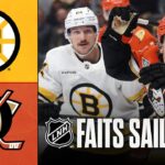 Bruins vs Ducks 19/11/25 | Faits saillants