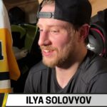 Defenseman Ilya Solovyov on finding out he was traded from Colorado Avalanche to Penguins