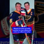 Why did Wayne Gretzky Leave the St Louis Blues? He wanted to retire there 🤔