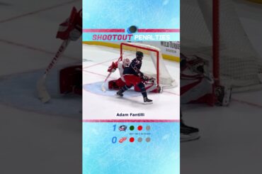 NHL Shootout Highlights: Blue Jackets vs Red Wings