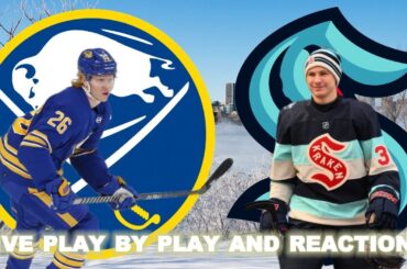 Buffalo Sabres vs Seattle Kraken Live Play-By-Play & Reactions