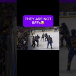 THE BEEF STARTED EARLY!🔥#nhl #shorts