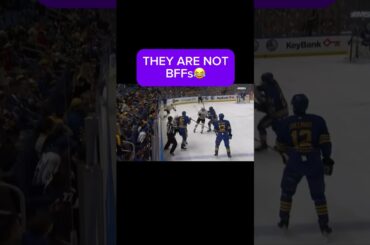 THE BEEF STARTED EARLY!🔥#nhl #shorts