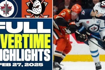 Winnipeg Jets at Anaheim Ducks | FULL Overtime Highlights - February 28, 2026