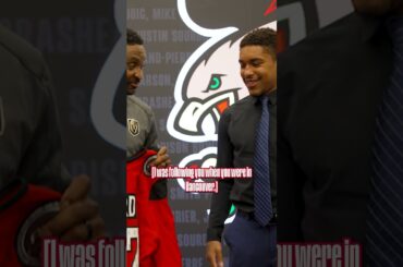 Of course we had to gift Wardo with his very own sweater in honor of the District Dozen #ALLCAPS