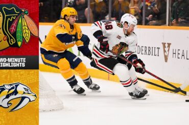 Chicago Blackhawks vs. Nashville Predators (2/26/26) | Game Highlights | CHSN Blackhawks