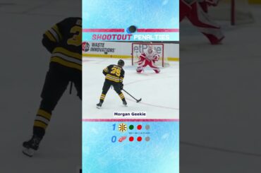 NHL Shootout Highlights: Boston Bruins vs Detroit Red Wings