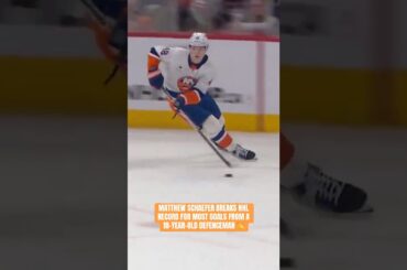 Matthew Schaefer Makes NHL History 🚨