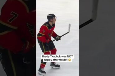 After Edvinsson interferes with Brady Tkachuk, they have a very spirited conversation in the box 😳