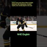 Bruins’ Marco Sturm Praises Jonathan Aspirot After Extension