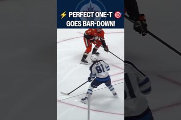 Satisfying "PING" on this one-timer 😌