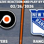 Flyers vs Rangers | Philadelphia Flyers vs New York Rangers | Live Reaction
