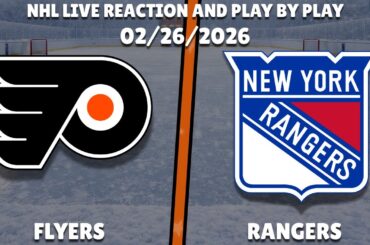 Flyers vs Rangers | Philadelphia Flyers vs New York Rangers | Live Reaction