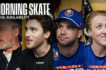 New York Islanders Morning Skate Availability | NYI at CBJ