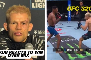 UFC 320: JAKUB WIKLACZ REACTS TO WIN OVER PATCHY MIX