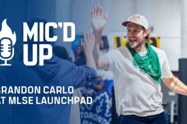 Brandon Carlo Mic'd up at MLSE Launchpad