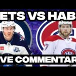 Montreal Canadiens Vs Winnipeg Jets LIVE COMMENTARY! | 2025-26 NHL Season