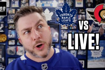 Toronto Maple Leafs vs Ottawa Senators | LIVE w/ Steve Dangle