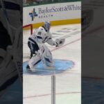 No other goalie warms up like this…  #goaliegesrsnob #tampabaylightning #andreivasilevskiy