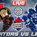 Ottawa Senators vs Toronto Maple Leafs LIVE 🔴 | NHL LIVE Stream Reaction & Play By Play