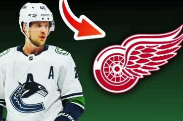 BLOCKBUSTER Elias Pettersson TRADE To Detroit Red Wings? | NHL Trade Rumors