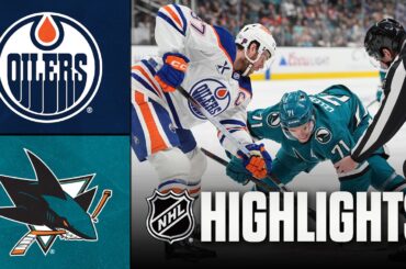 Oilers vs. Sharks | NHL Highlights | February 28, 2026