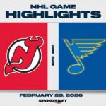 NHL Highlights | Devils vs. Blues - February 28, 2026