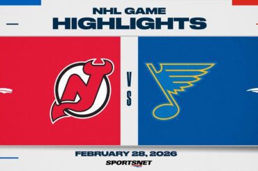 NHL Highlights | Devils vs. Blues - February 28, 2026