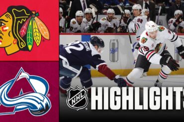 Blackhawks vs. Avalanche | NHL Highlights | February 28, 2026