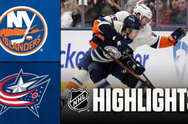 Islanders vs. Blue Jackets | NHL Highlights | February 28, 2026