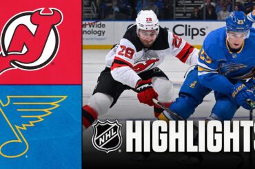 Devils vs. Blues | NHL Highlights | February 28, 2026