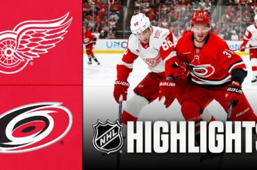 Red Wings vs. Hurricanes | NHL Highlights | February 28, 2026