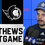 Auston Matthews | Post Game vs Ottawa Senators | February 28, 2026