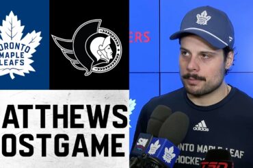 Auston Matthews | Post Game vs Ottawa Senators | February 28, 2026
