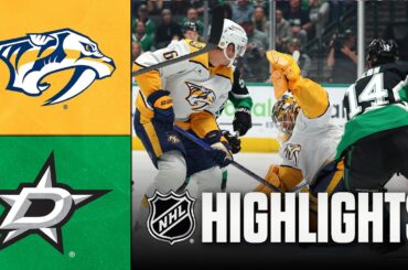 Predators vs. Stars | NHL Highlights | February 28, 2026