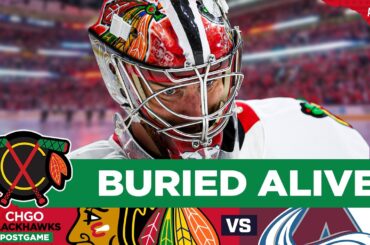 BLACKHAWKS POSTGAME: Chicago Drop SECOND STRAIGHT Divisional Game vs Colorado | CHGO Blackhawks