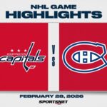 NHL Highlights | Capitals vs. Canadiens - February 28, 2026