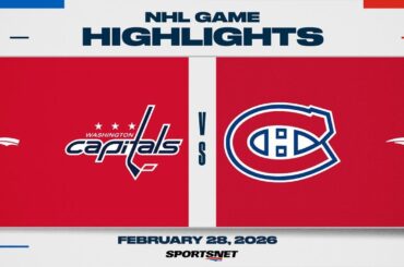 NHL Highlights | Capitals vs. Canadiens - February 28, 2026