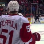 Brendan Smith vs Bobby Ryan fight Mar 22 2013 Detroit Red Wings vs Anaheim Ducks NHL Hockey