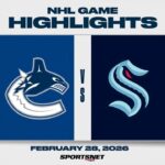 NHL Highlights | Canucks vs., Kraken - February 28, 2028