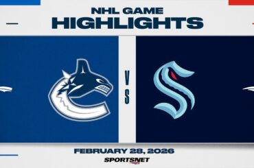 NHL Highlights | Canucks vs., Kraken - February 28, 2028