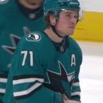 Macklin Celebrini Gifted Easy Goal Into Open Cage After Connor Ingram Leaves Crease