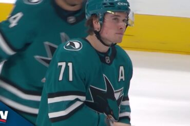 Macklin Celebrini Gifted Easy Goal Into Open Cage After Connor Ingram Leaves Crease